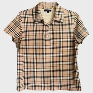 Vintage Check Burberry polo shirt